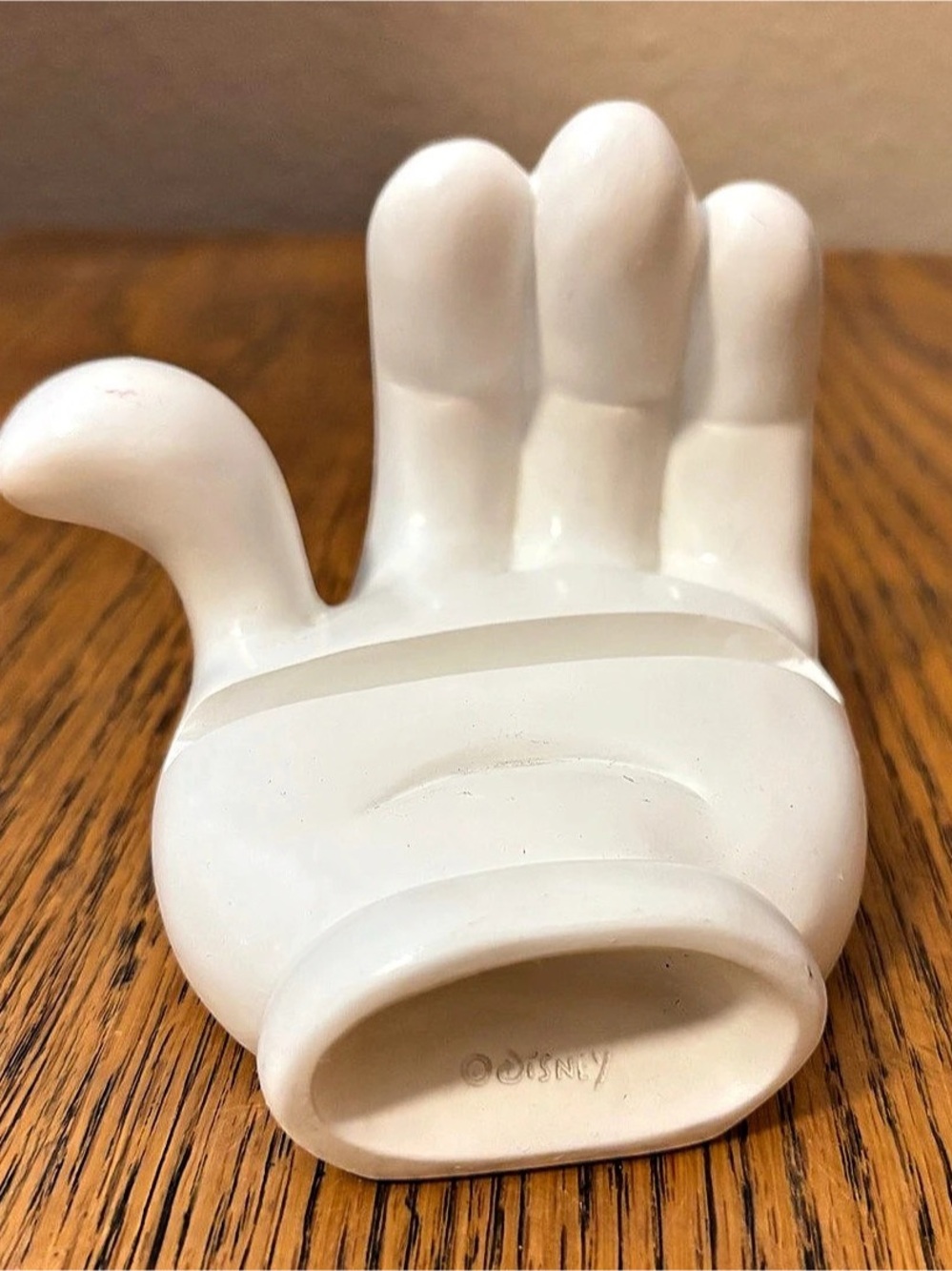 Disney Mickey Mouse White Glove Cell Phone Holder White & Green